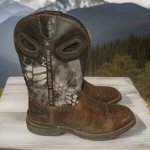 Double H Zenon Brown & Black Cowboy Boots Size 11.5D DH5365 Phantom Rider 11”